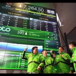 Grafik saham PT GoTo Gojek Tokopedia Tbk (GOTO) yang terlihat di monitor Bursa Efek Indonesia (BEI). ANTARA/HO-GoTo/am.-1670221953