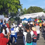 KPU kemas sosialisasikan Pemilu 2024 dengan bersepeda di acara "car free day" di Palangka Raya, Minggu (11-12-2022). ANTARA/HO-KPU Provinsi Kalteng-1670752184