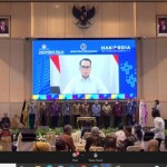 Menteri Perhubungan Budi Karya Sumadi pada kegiatan peringatan Hari Anti Korupsi Sedunia  (Hakordia) Tahun 2022 di Jakarta, Kamis (8/12/2022). ANTARA/HO-Kemenhub-1670493455
