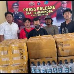 Polres Bima Kota sita 520 botol berisi arak Bali-1670482323