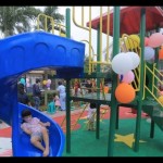 Taman bermain di RW 02 Modernland Cikokol Kota Tangerang yang dibangun warga secara swadaya. (ANTARA/HO)-1670468663