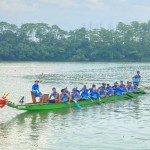 Tim saying perahu naga Jambi usai mengikuti kejurnas di Cipule.(ANTARA/HO/Pii)-1670900489