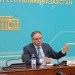Wakil Menteri Luar Negeri Kazakhstan Roman Vassilenko. (ANTARA/Tia Mutiasari)-1679032749