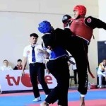 Atlet Hapkido bertanding di Asrama Haji, Kota Bekasi, Senin (23/10/2023). ANTARA/HO-KONI Pusat.-1698136932