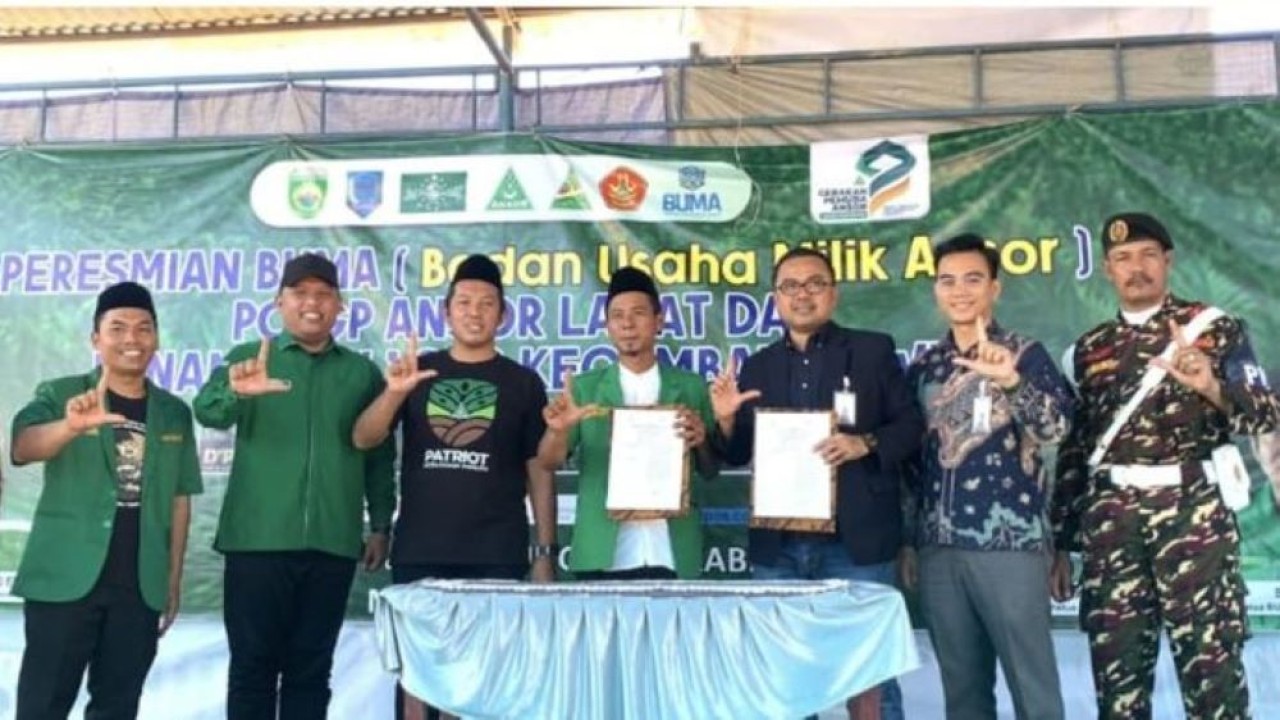Ketua Umum Pimpinan Pusat GP Ansor, Addin Jauharudin, mengajak seluruh kadernya untuk menggerakkan jihad ekonomi. (GP Ansor)