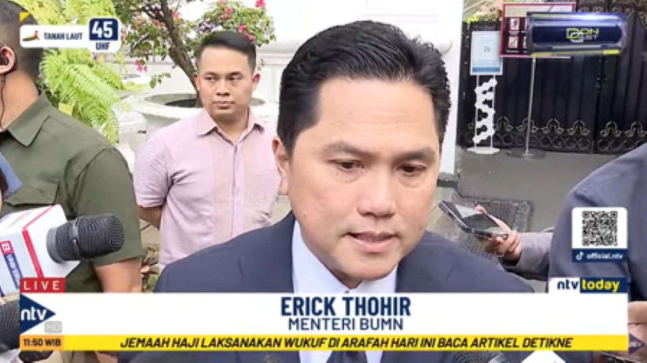 Menteri BUMN Erick Thohir