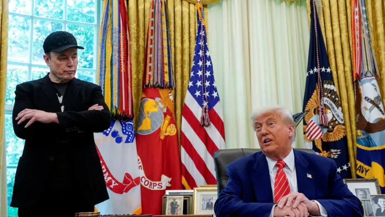 Presiden Amerika Serikat (AS) Donald Trump dan Elon Musk. (Foto: Reuters)