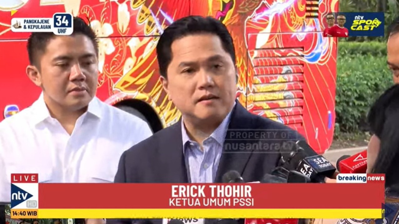 Ketua Umum PSSI Erick Thohir.