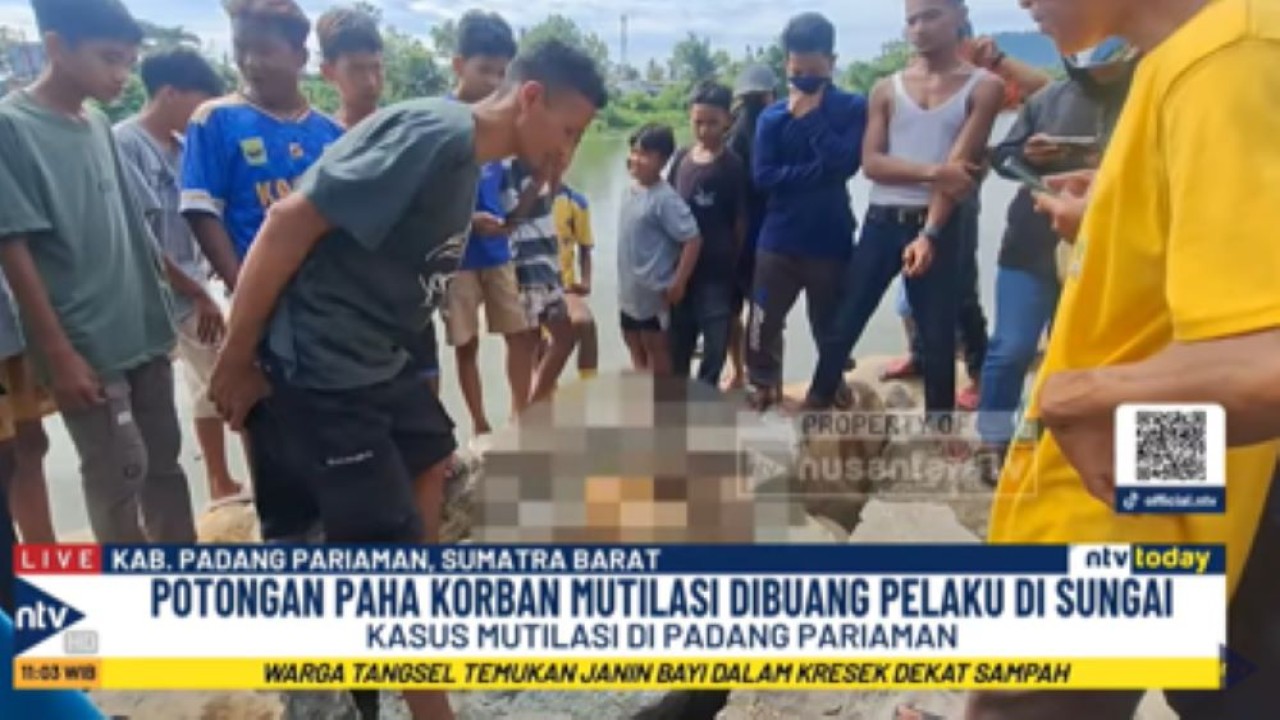 Warga Padang Pariaman kembali menemukan potongan tubuh korban pembunuhan dengan cara dimutilasi