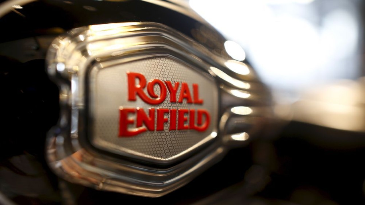 Ilustrasi. Logo Royal Enfield. (Foto: Reuters)