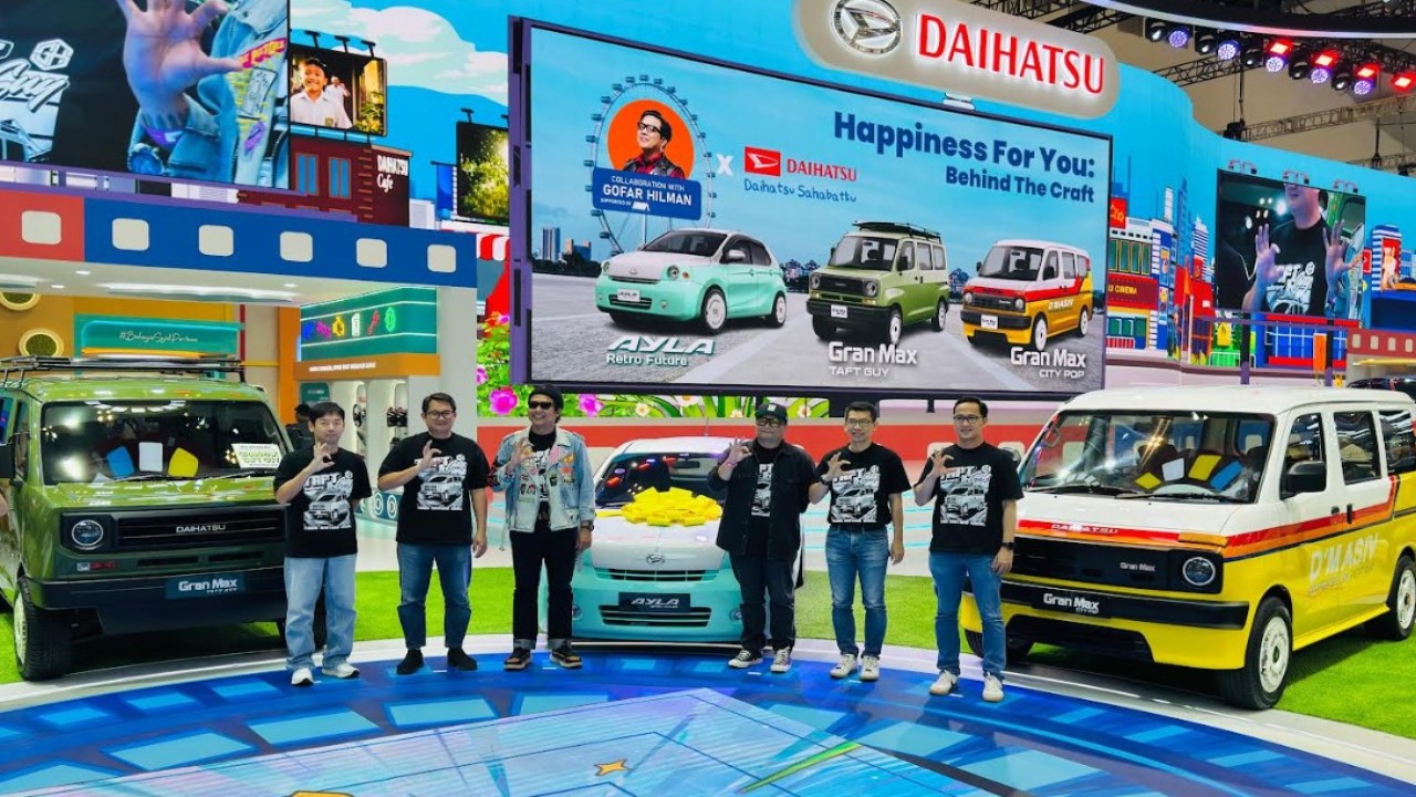 Daihatsu menggandeng modifikator lokal yakni Gofar Hilman dan NMAA dalam kolaborasi bertajuk "Happiness for You". (Foto: Istimewa)