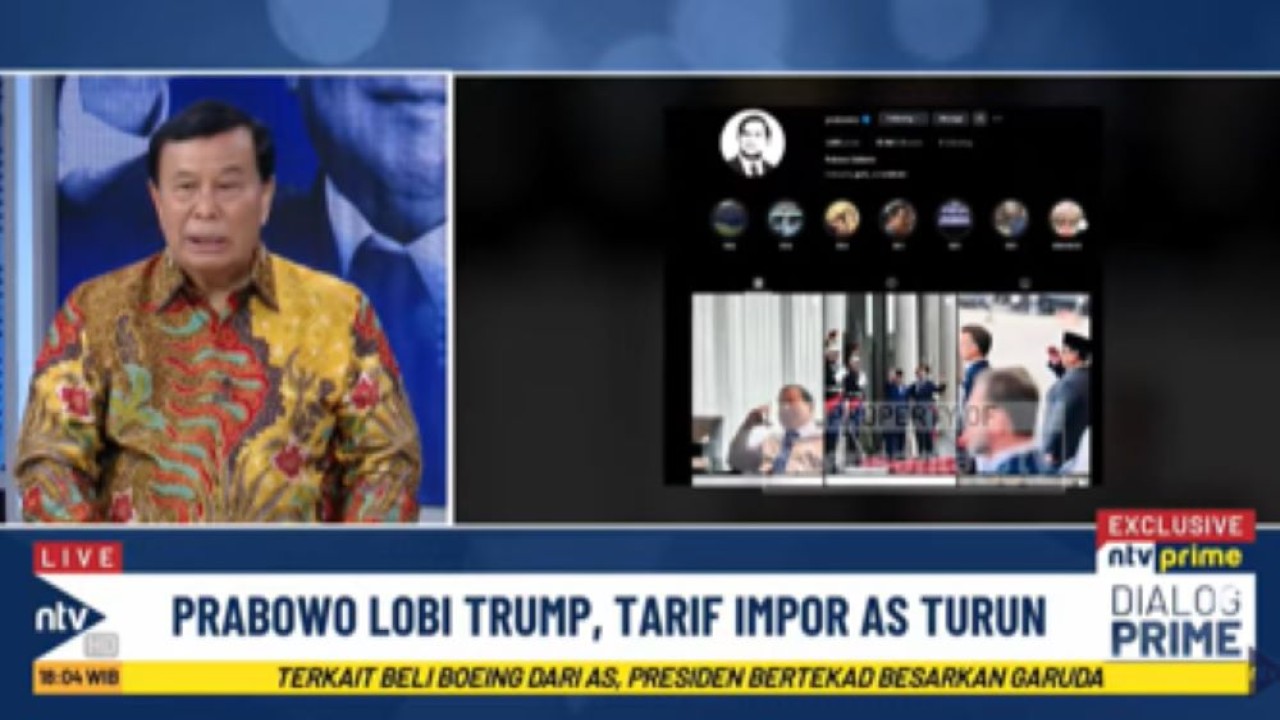 Presiden Komisaris NT Corporation Dr. Ir. Nurdin Tampubolon, MM dalam Dialog NTV Prime di Nusantara TV