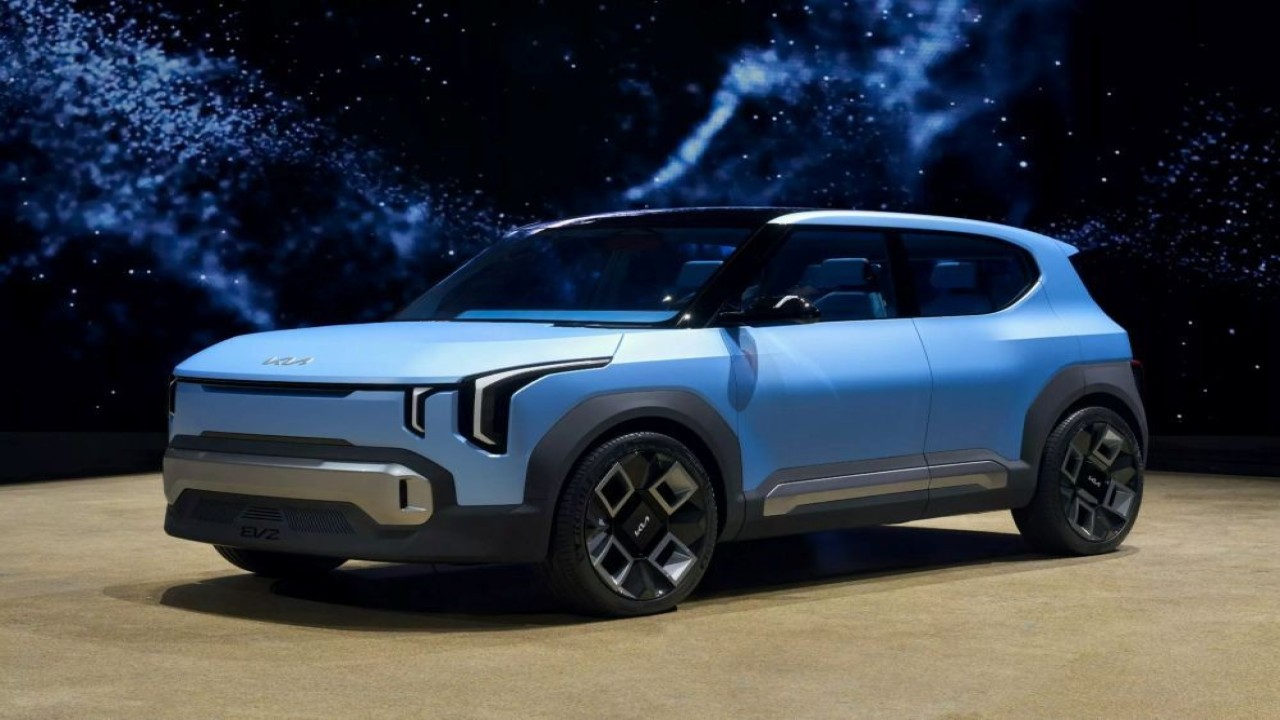 Konsep Kia EV2. (Foto: Istimewa via Carscoops)