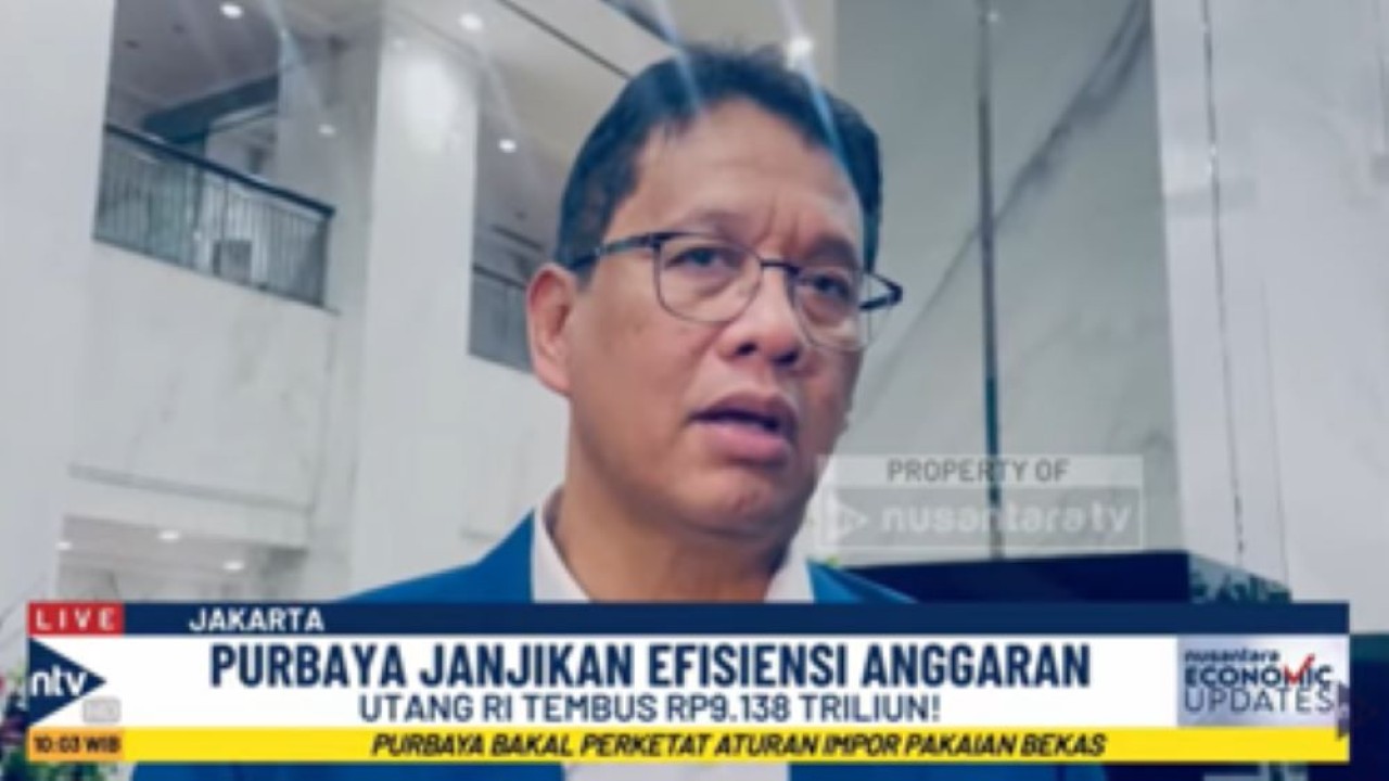 Menkeu Purbaya Yudhi Sadewa