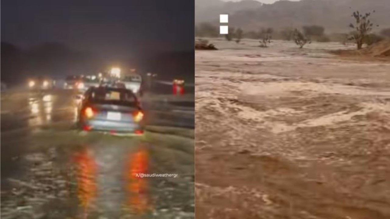 Banjir Bandang di Arab Saudi (Aljazeera)