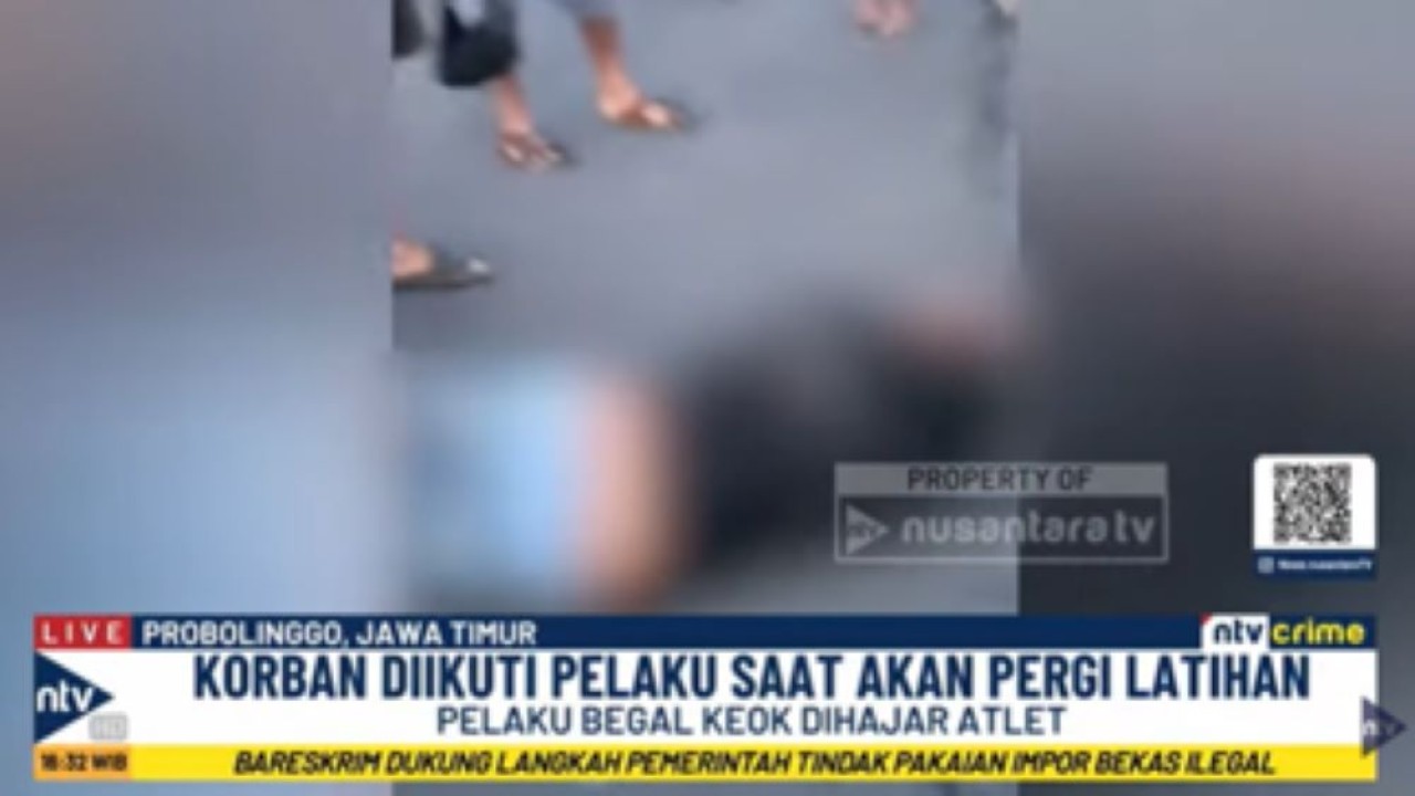 Pelaku begal terkapar akibat dihajar korbannya yang merupakan seorang atlet arung jeram
