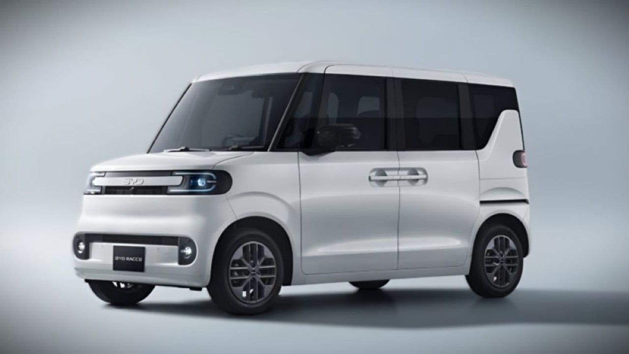 BYD Racco, Kei-Car listrik pertama BYD diluncurkan di Japan Mobility Show 2025. (Foto: BYD)