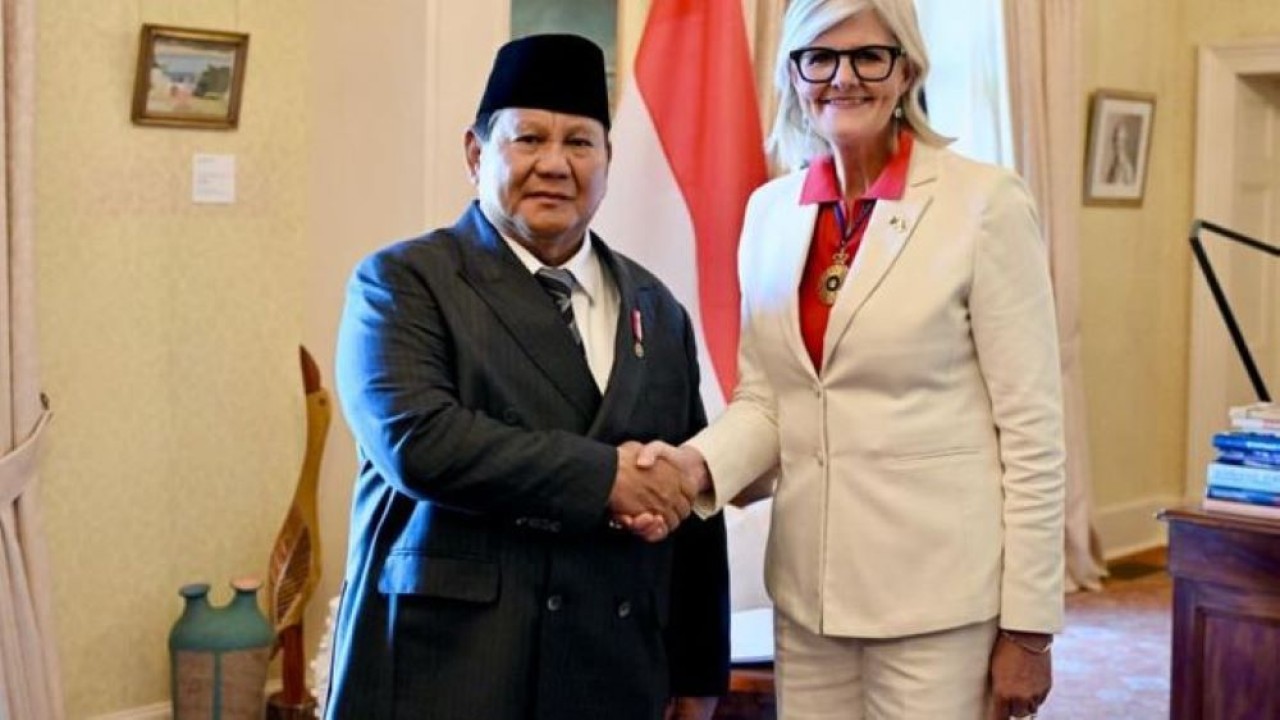 Gubernur Jenderal Australia Sam Mostyn sambut Presiden Prabowo dengan Upacara Kenegaraan (Sekretriat Presiden)