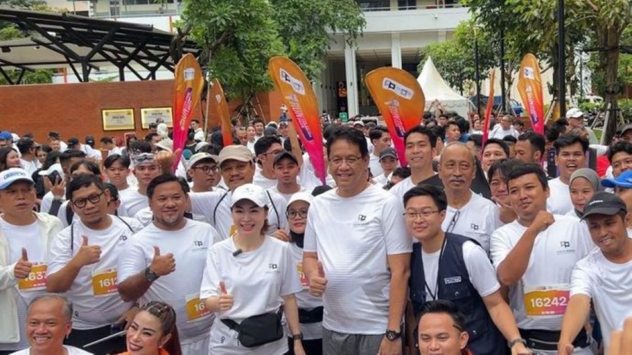 Forum Pemred menggelar ajang lari bertajuk Run for Good Journalism 2025 (NTVNews.id)