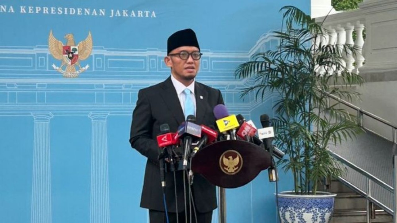 Wakil Menteri Haji dan Umrah Dahnil Anzar Simanjuntak di Kompleks Istana Kepresidenan (NTVnews)