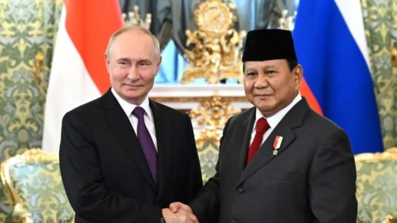 Prabowo Subianto dan Vladimir Putin (Antara)