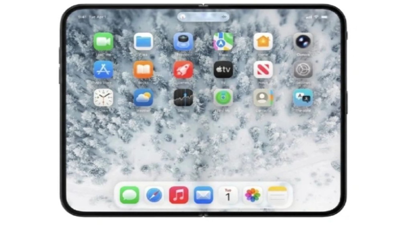 Desain iPhone lipat oleh DCS. (Foto: Istimewa via Gizmochina)