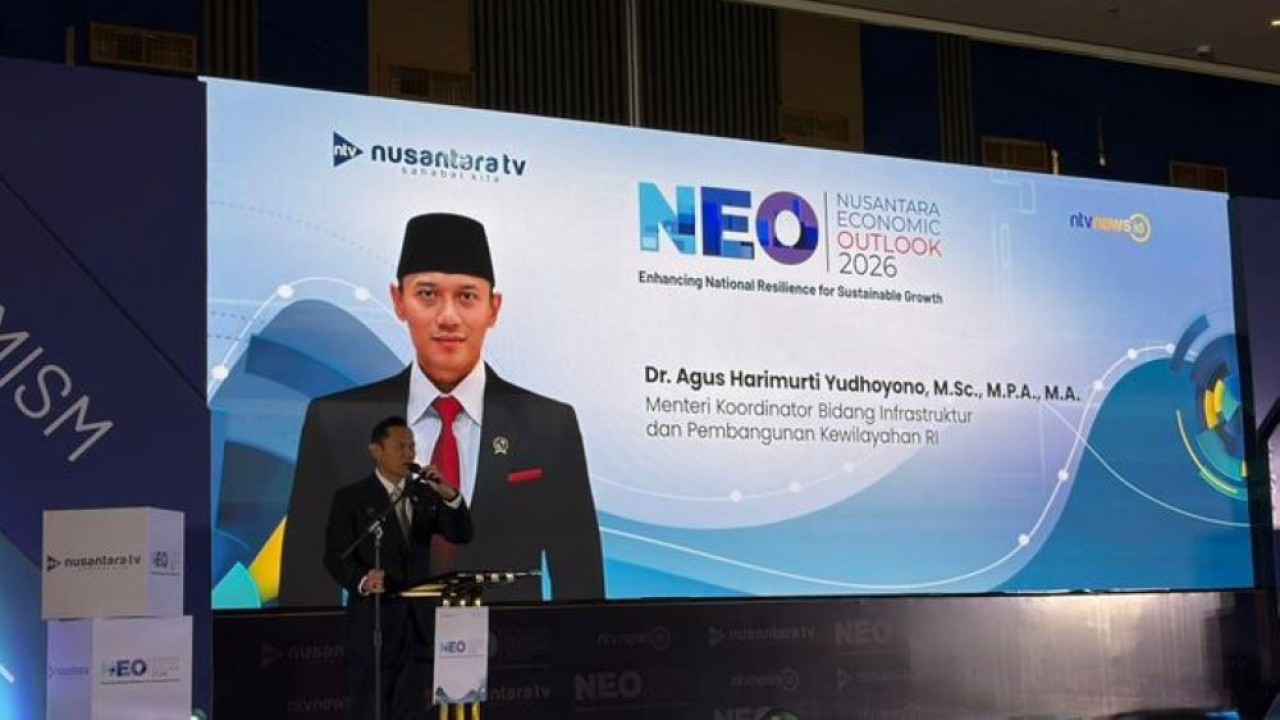 Menko Bidang Infrastruktur dan Pembangunan Kewilayahan Agus Harimurti Yudhoyono (NTVNews)