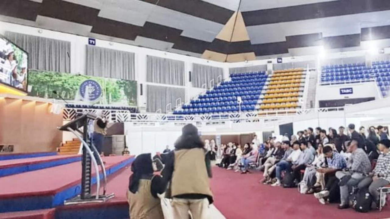 Suasana IPB Career Days 2026 di Gedung Grha Widya Wisuda IPB Dramaga. Foto: BRI (dok)