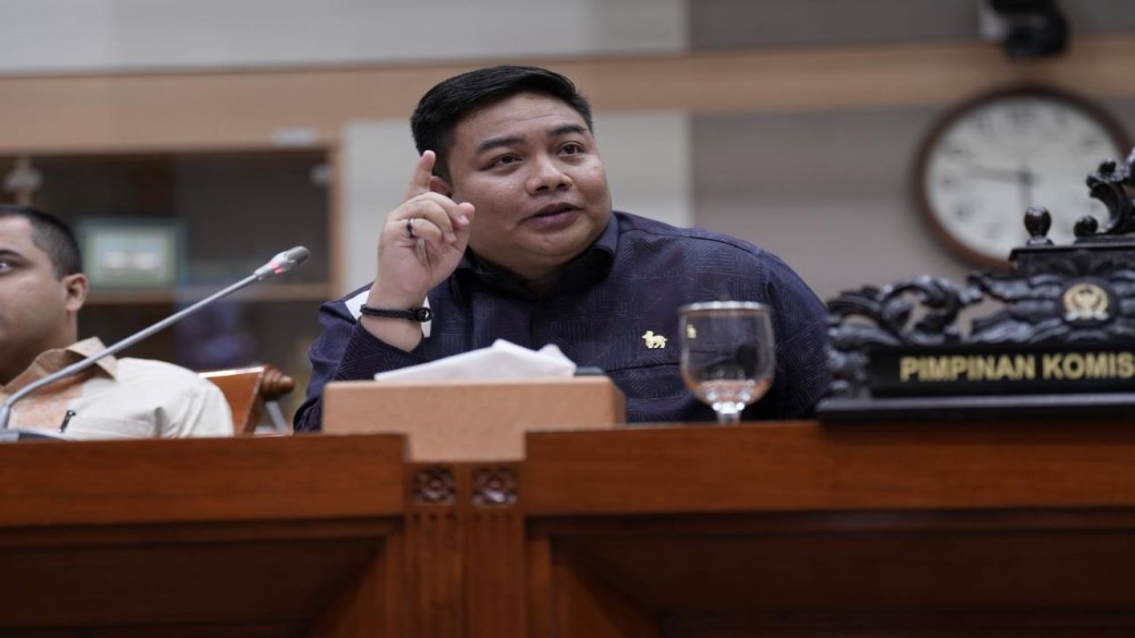 Ketua Umum Gekrafs, Kawendra Lukistian dalam Rapat Dengar Pendapat Umum (RDPU) bersama Komisi III DPR RI, Senin (30/3). (Istimewa)