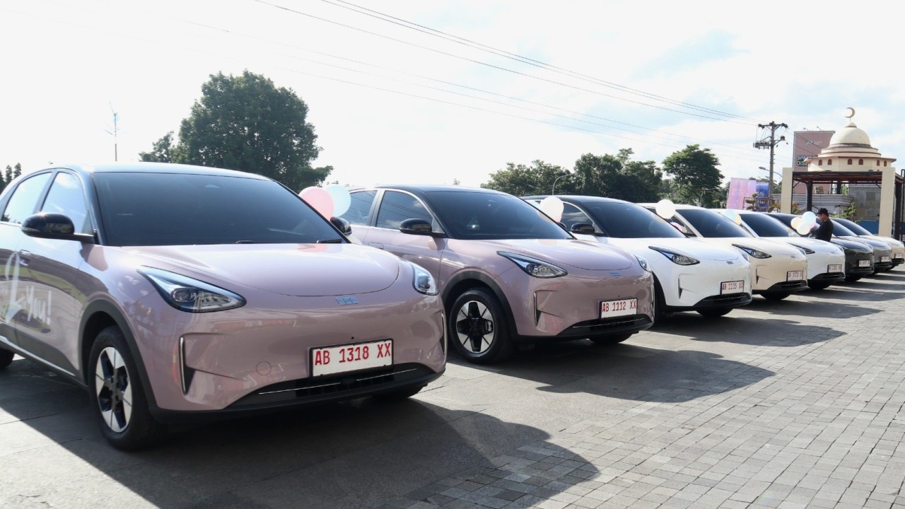 Geely Auto Indonesia terus mempercepat distribusi mobil listrik andalannya, Geely EX2. (Foto: Dok/Istimewa)