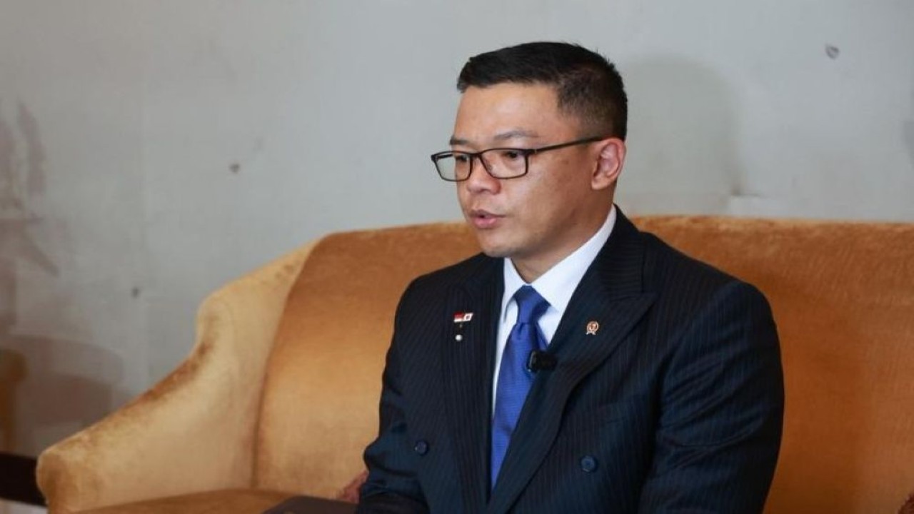 Menteri Luar Negeri (Menlu) Sugiono di sela-sela mendampingi kunjungan kerja Presiden Prabowo Subianto di Tokyo, Jepang, Senin (30/3/2026).  (Foto: Dok/Istimewa/Bakom RI)