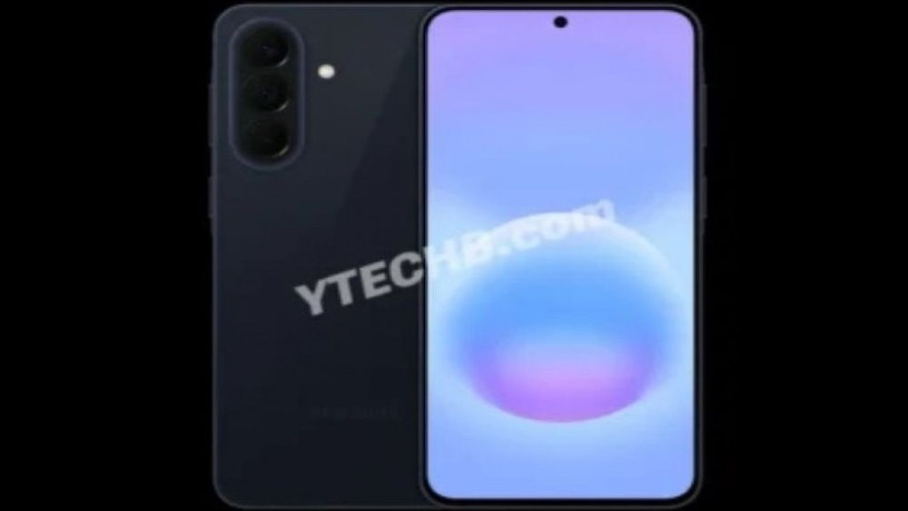 Samsung Galaxy A57 warna Navy. (Foto: Istimewa via GSM Arena)