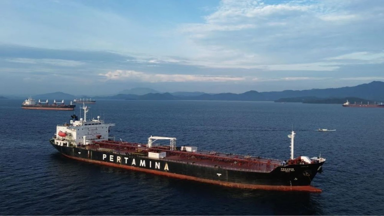 Armada logistik laut PT Pertamina Patra Niaga Subholding Downstream. ANTARA/HO-Pertamina