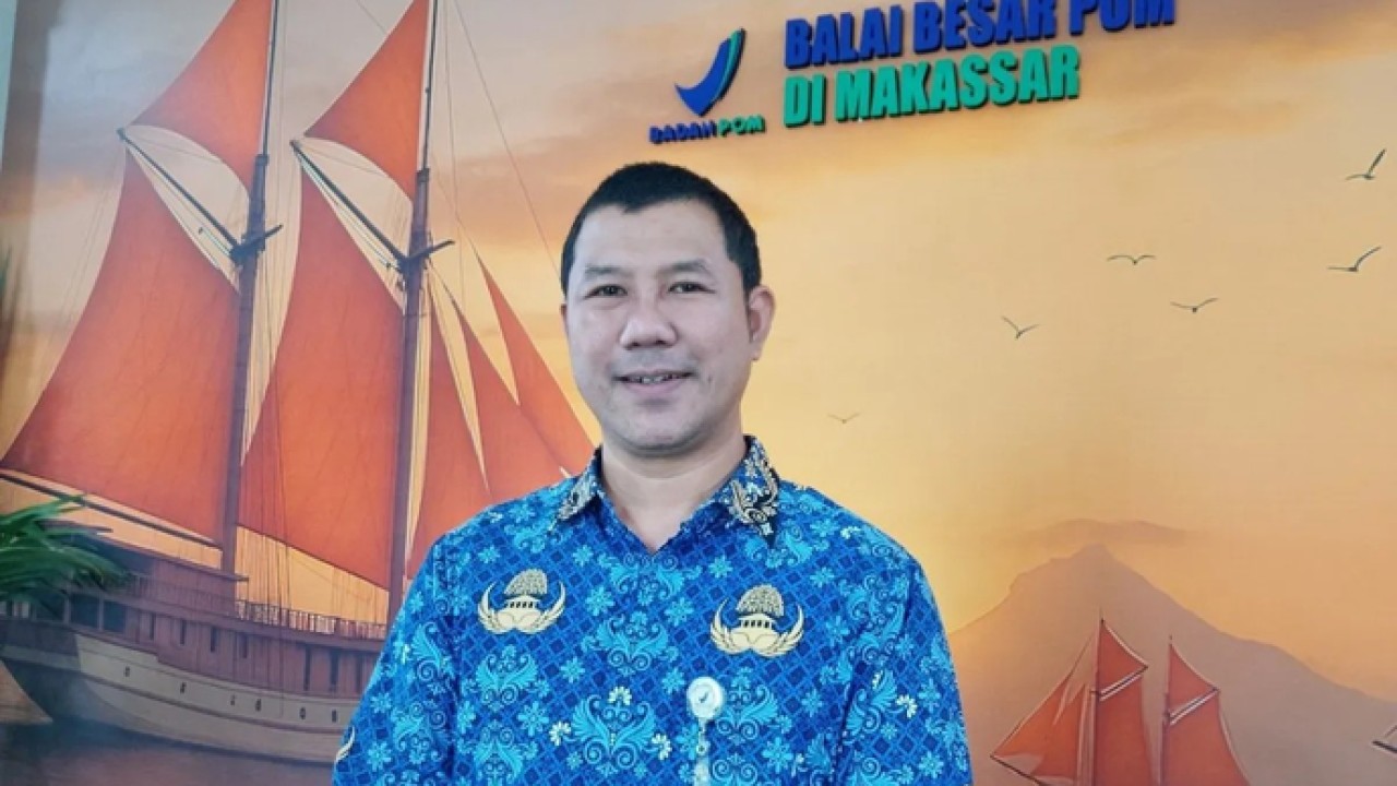 Kepala Balai Besar Pengawas Obat dan Makanan (BBPOM) Makassar Yosef Dwi Irwan. ANTARA/ Suriani Mappong (Antara)