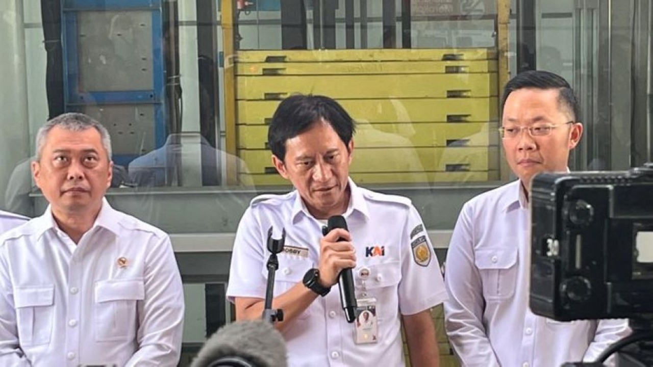 Direktur Utama PT Kereta Api Indonesia (Persero), Bobby Rasyidin. (Foto: Ntvnews.id/Adiansyah)