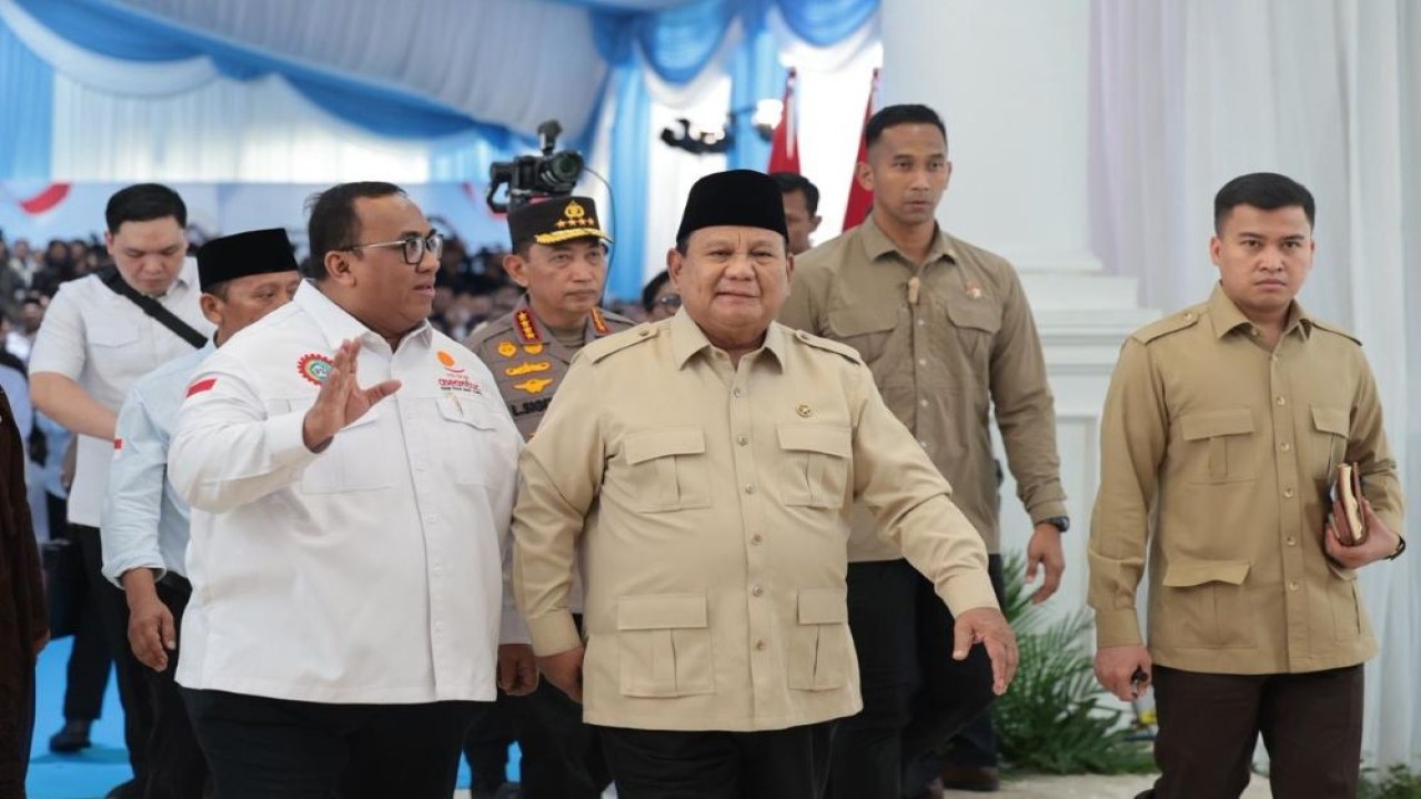 Presiden Prabowo Subianto meresmikan Museum Marsinah dan Rumah Singgah, di Kabupaten Nganjuk, Jawa Timur, Sabtu, 16 Mei 2026. (Foto: Dok/Istimewa/Bakom RI)