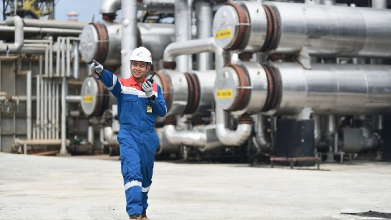 Pekerja Pertamina. (Pertamina)