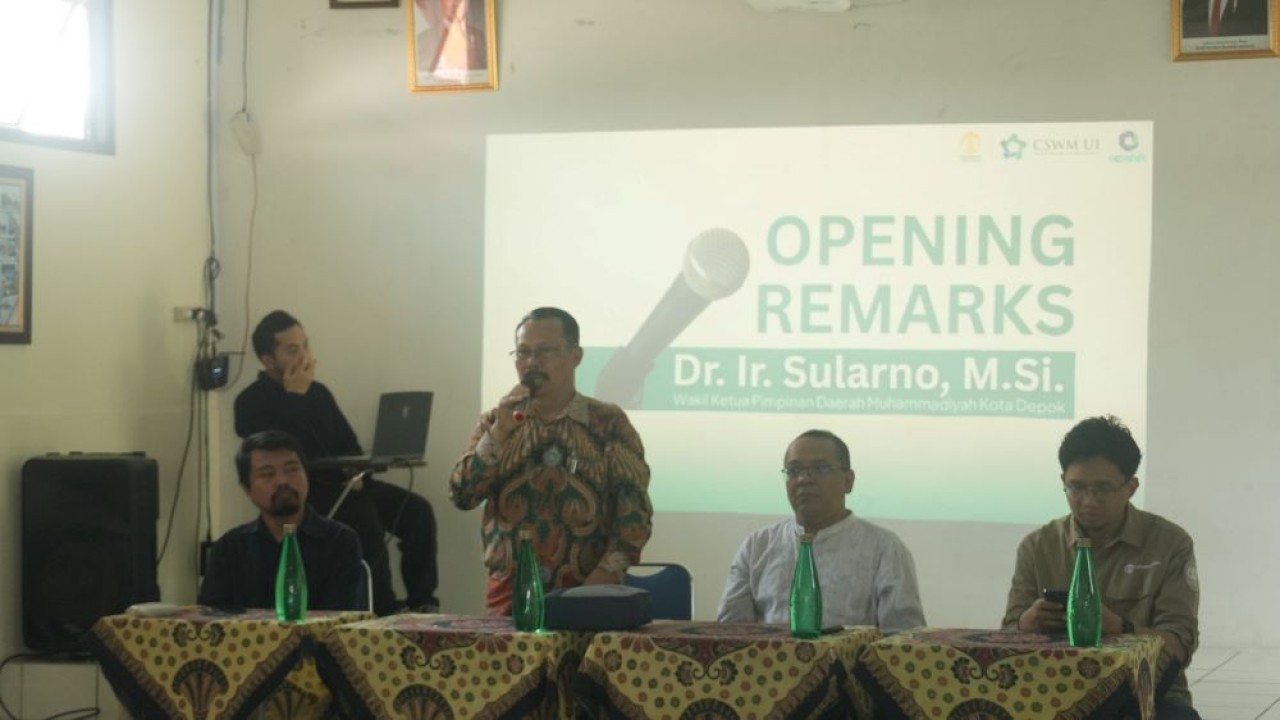 Prof. Dr. Ir. Mochamad Chalid, S.Si., M.Sc.Eng. melalui CSWM UI menginisiasi program Merdeka Sampah. (Istimewa)