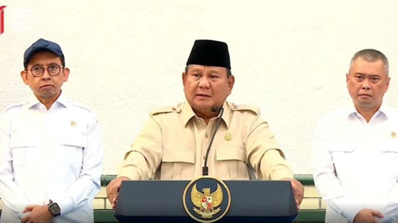 Prabowo: Kereta Api Instrumen Ekonomi Rakyat, Harus Layani Kota-Kota Kecil.
