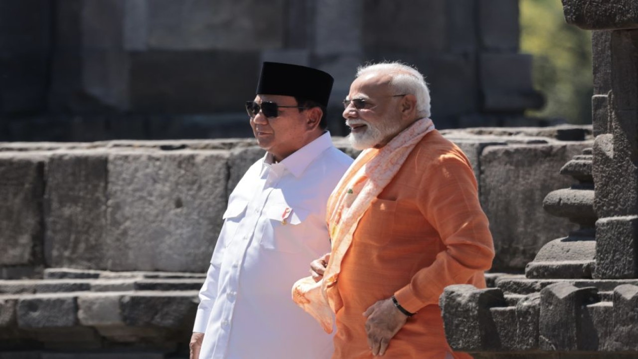 Perdana Menteri (PM) India, Narendra Modi, menyampaikan apresiasi kepada Presiden Prabowo Subianto atas sambutan hangat dan pendampingan penuh selama kunjungan kenegaraannya di Indonesia. (Foto: Dok/Istimewa/Bakom RI)
