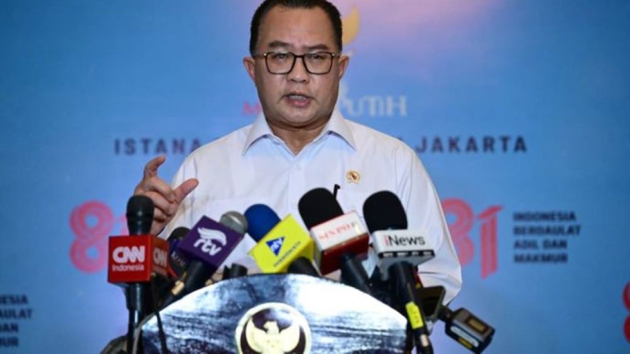 Kepala BRIN Arif Satria. (Foto: Sekretariat Presiden)