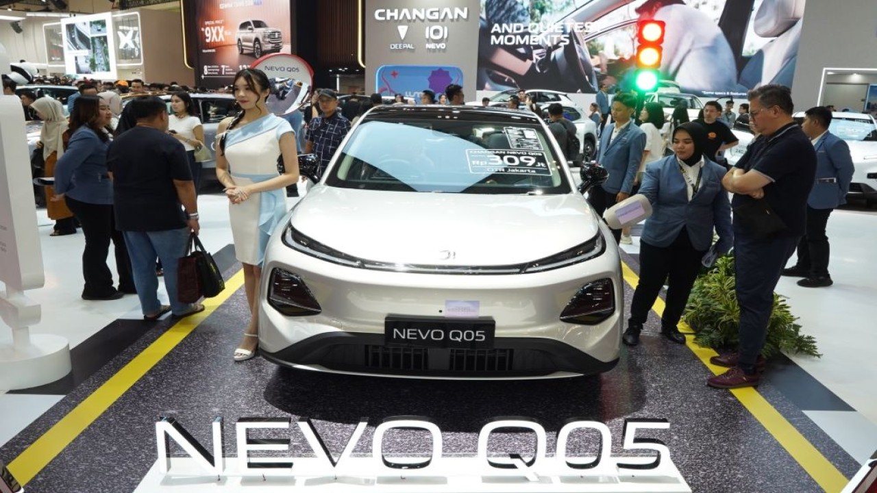Changan Nevo Q05 menyumbanga 876 SPK selama GIIAS 202. (Foto: Dok/Istimewa)