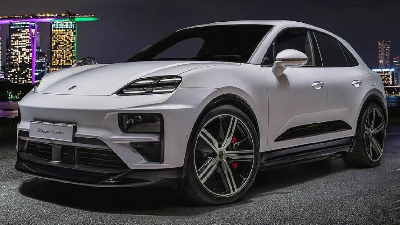 Porsche Macan Turbo. (Foto: Istimewa via ArenaEV)