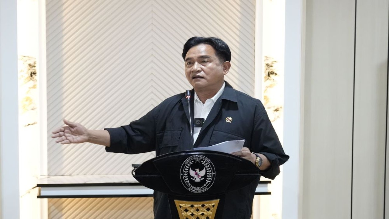 Menteri Koordinator Bidang Hukum, HAM, Imigrasi, dan Pemasyarakatan Yusril Ihza Mahendra. (kumham-imipas.go.id)